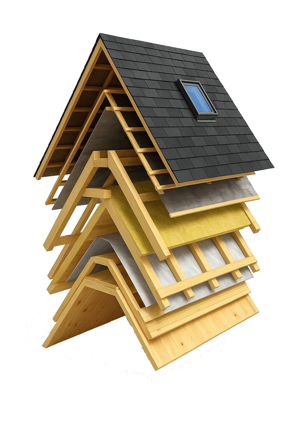 Roofing system illustration