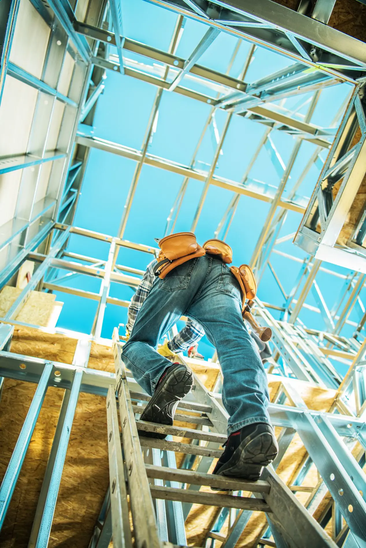 Roofing work